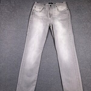 7 For All Mankind Slimmy Jeans Mens 33x33 Gray Luxe Performance Plus Slim Fit